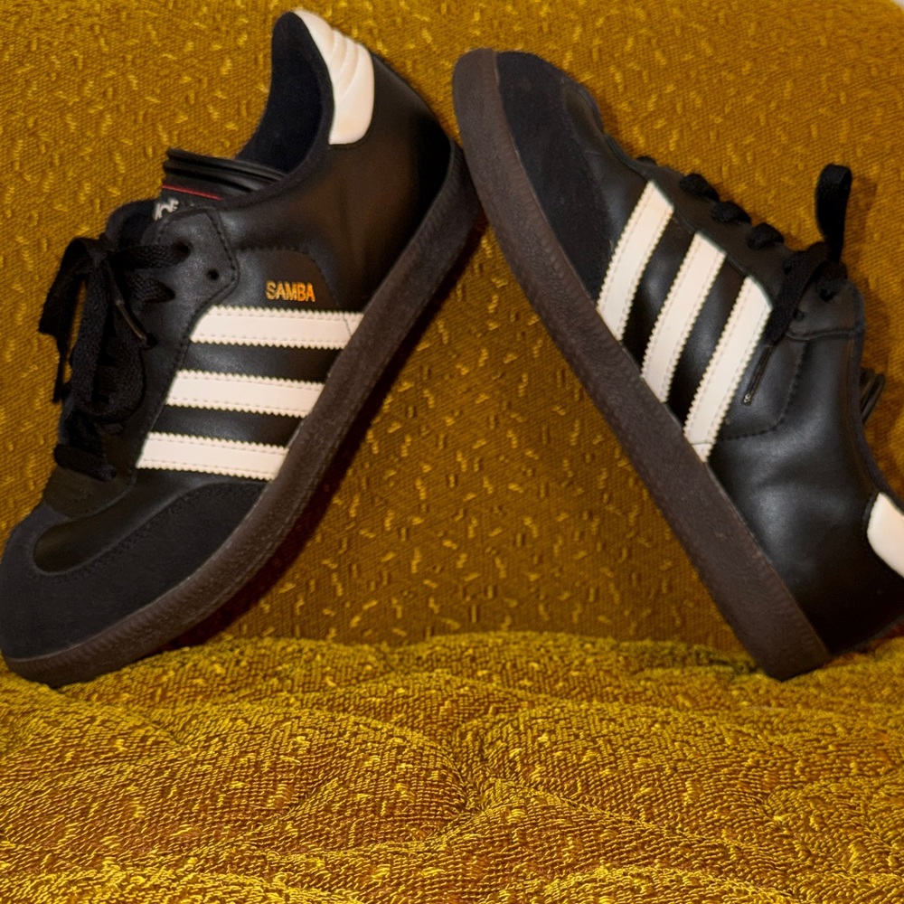Adidas Samba Classic Sneakers Black White | Women’s 7 - Picture 6 of 6